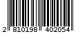 Γραμμωτός κωδικός 2810198402054
