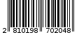 Γραμμωτός κωδικός 2810198702048
