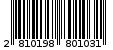 Γραμμωτός κωδικός 2810198801031