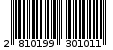 Γραμμωτός κωδικός 2810199301011