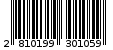 Γραμμωτός κωδικός 2810199301059