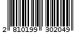 Γραμμωτός κωδικός 2810199302049