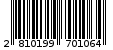 Γραμμωτός κωδικός 2810199701064