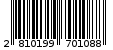 Γραμμωτός κωδικός 2810199701088