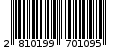 Γραμμωτός κωδικός 2810199701095