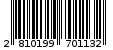 Γραμμωτός κωδικός 2810199701132
