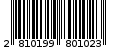 Γραμμωτός κωδικός 2810199801023