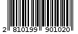 Γραμμωτός κωδικός 2810199901020