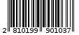 Γραμμωτός κωδικός 2810199901037