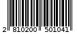 Γραμμωτός κωδικός 2810200501041