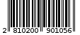 Γραμμωτός κωδικός 2810200901056