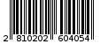 Γραμμωτός κωδικός 2810202604054