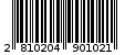 Γραμμωτός κωδικός 2810204901021