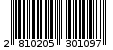 Γραμμωτός κωδικός 2810205301097
