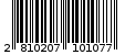 Γραμμωτός κωδικός 2810207101077