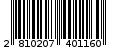 Γραμμωτός κωδικός 2810207401160