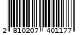 Γραμμωτός κωδικός 2810207401177