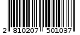 Γραμμωτός κωδικός 2810207501037