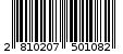 Γραμμωτός κωδικός 2810207501082