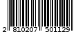 Γραμμωτός κωδικός 2810207501129
