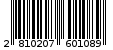 Γραμμωτός κωδικός 2810207601089