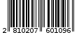 Γραμμωτός κωδικός 2810207601096