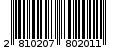 Γραμμωτός κωδικός 2810207802011