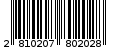 Γραμμωτός κωδικός 2810207802028