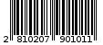 Γραμμωτός κωδικός 2810207901011