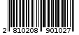 Γραμμωτός κωδικός 2810208901027