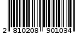 Γραμμωτός κωδικός 2810208901034