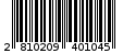 Γραμμωτός κωδικός 2810209401045