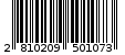 Γραμμωτός κωδικός 2810209501073
