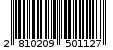 Γραμμωτός κωδικός 2810209501127
