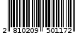 Γραμμωτός κωδικός 2810209501172