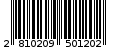 Γραμμωτός κωδικός 2810209501202
