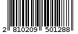 Γραμμωτός κωδικός 2810209501288