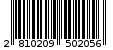 Γραμμωτός κωδικός 2810209502056