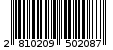 Γραμμωτός κωδικός 2810209502087