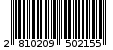 Γραμμωτός κωδικός 2810209502155