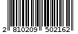 Γραμμωτός κωδικός 2810209502162