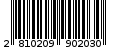 Γραμμωτός κωδικός 2810209902030