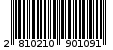 Γραμμωτός κωδικός 2810210901091