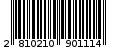 Γραμμωτός κωδικός 2810210901114