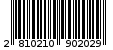 Γραμμωτός κωδικός 2810210902029