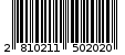 Γραμμωτός κωδικός 2810211502020