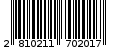 Γραμμωτός κωδικός 2810211702017