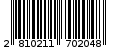 Γραμμωτός κωδικός 2810211702048