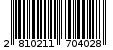 Γραμμωτός κωδικός 2810211704028