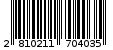 Γραμμωτός κωδικός 2810211704035